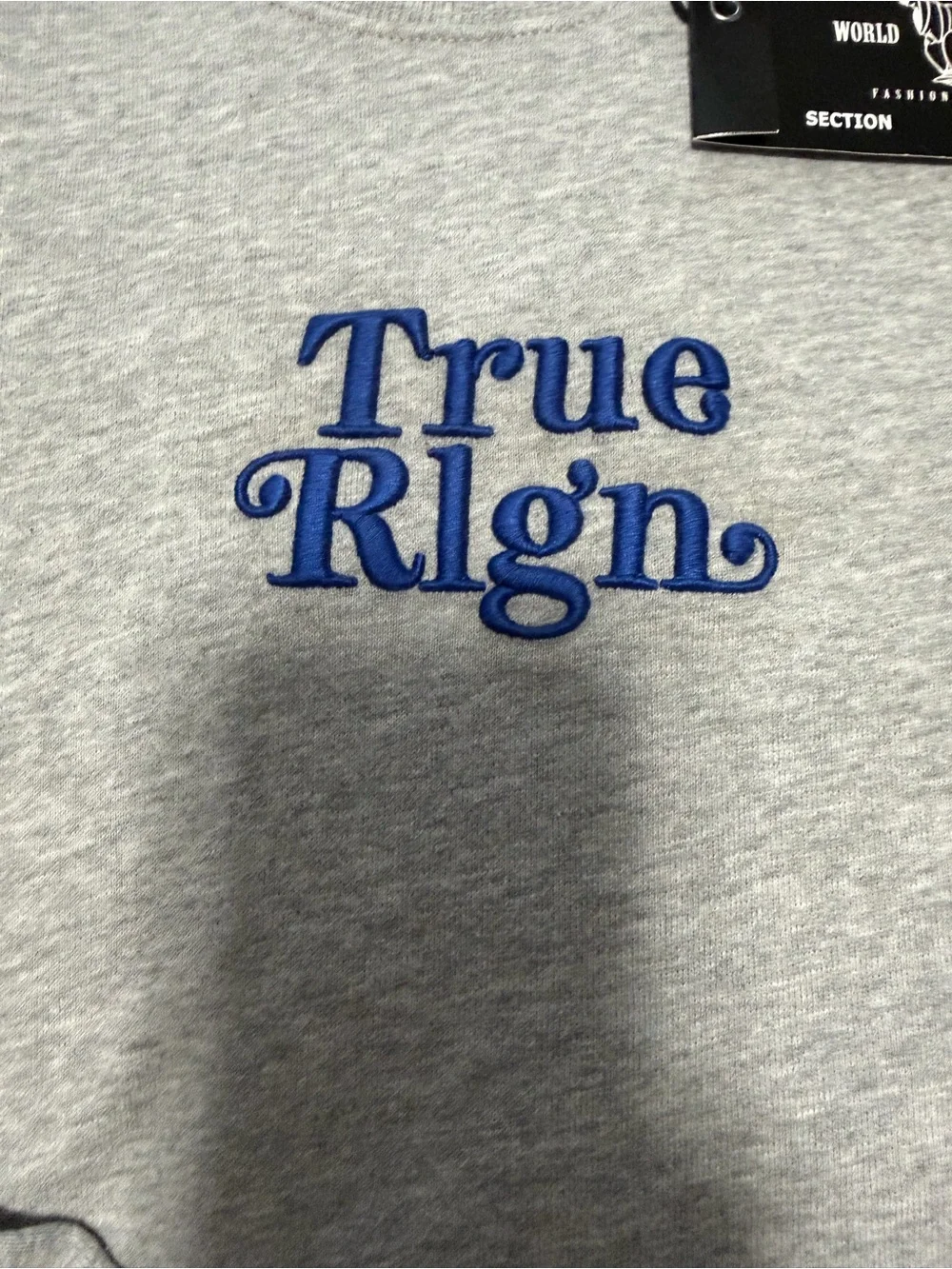True Religion Mens crewneck sweatshirt Size XXL Gray
